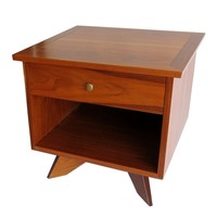 Mid-Century Modern Side Table or Night Stand by George Nakashima